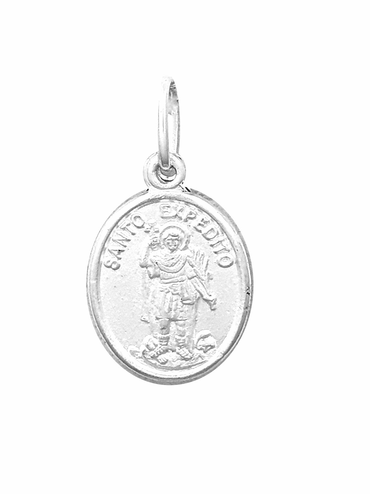 Medalha de Santo Expedito 2.2 Prata de Lei 925-TerraCotta Arte Sacra