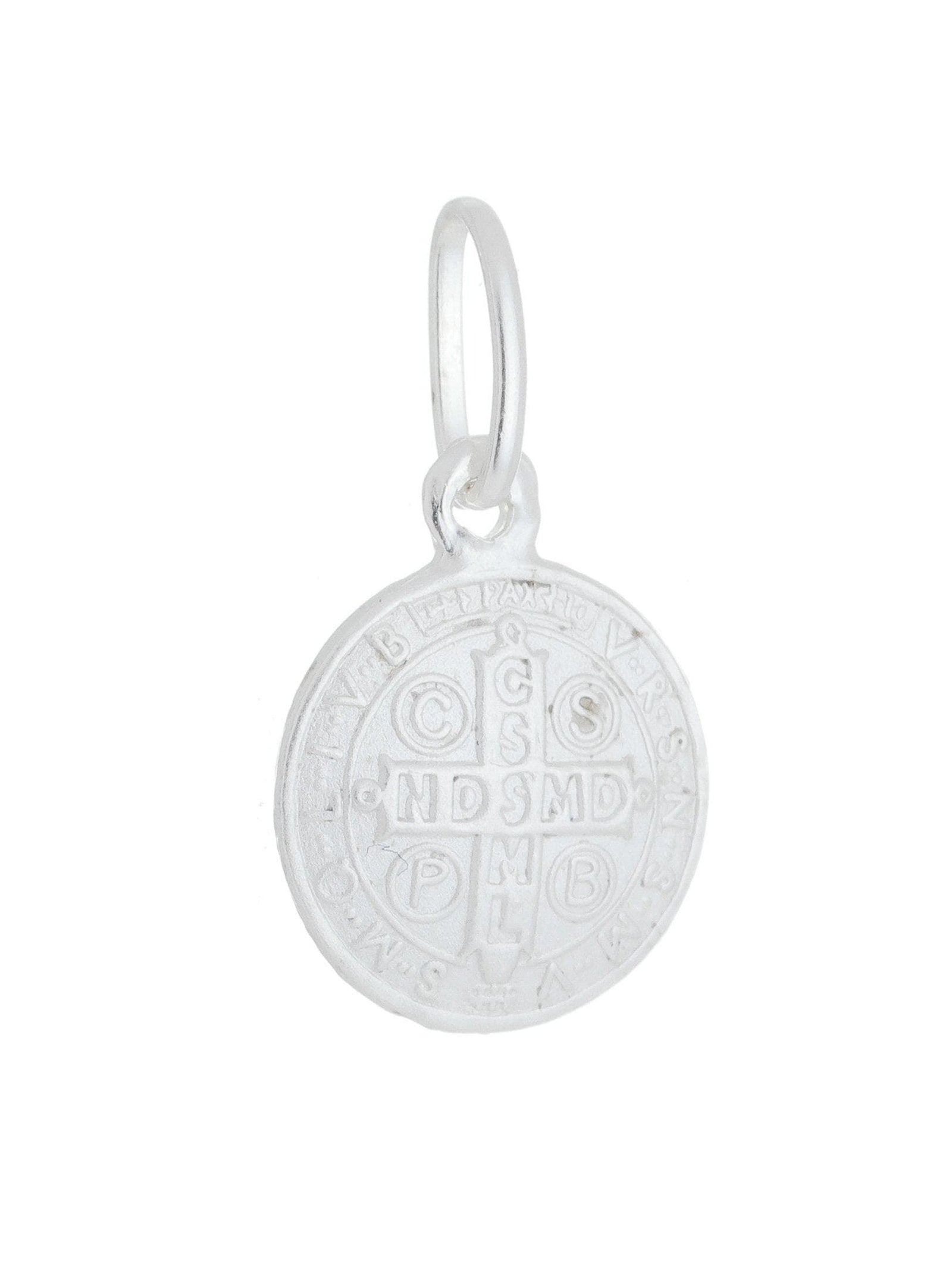 Medalha de São Bento de Prata de Lei 925-TerraCotta Arte Sacra