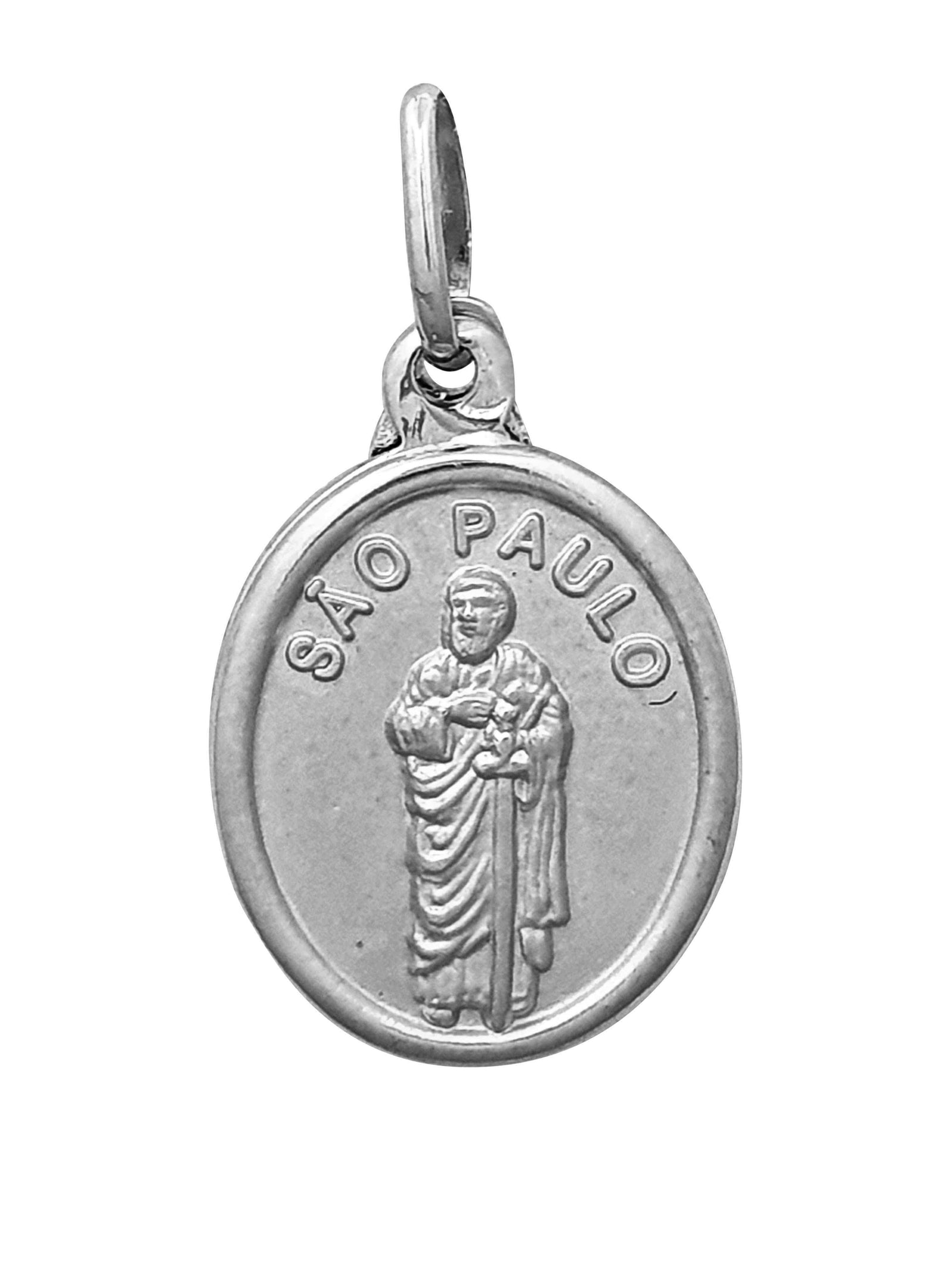 Medalha de São Paulo de Prata de Lei 925-TerraCotta Arte Sacra