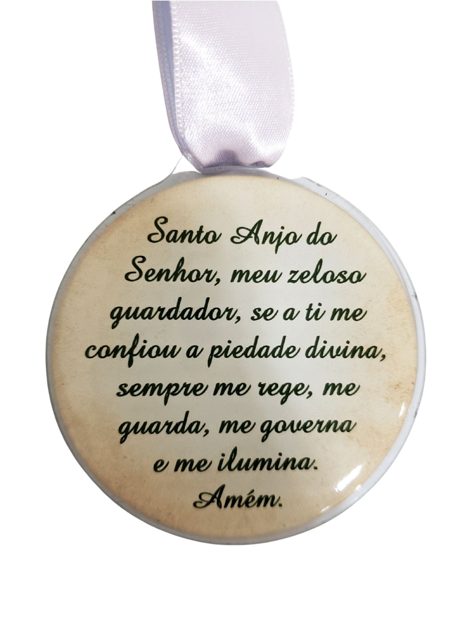 Medalhão de Berço Anjo da Guarda-TerraCotta Arte Sacra