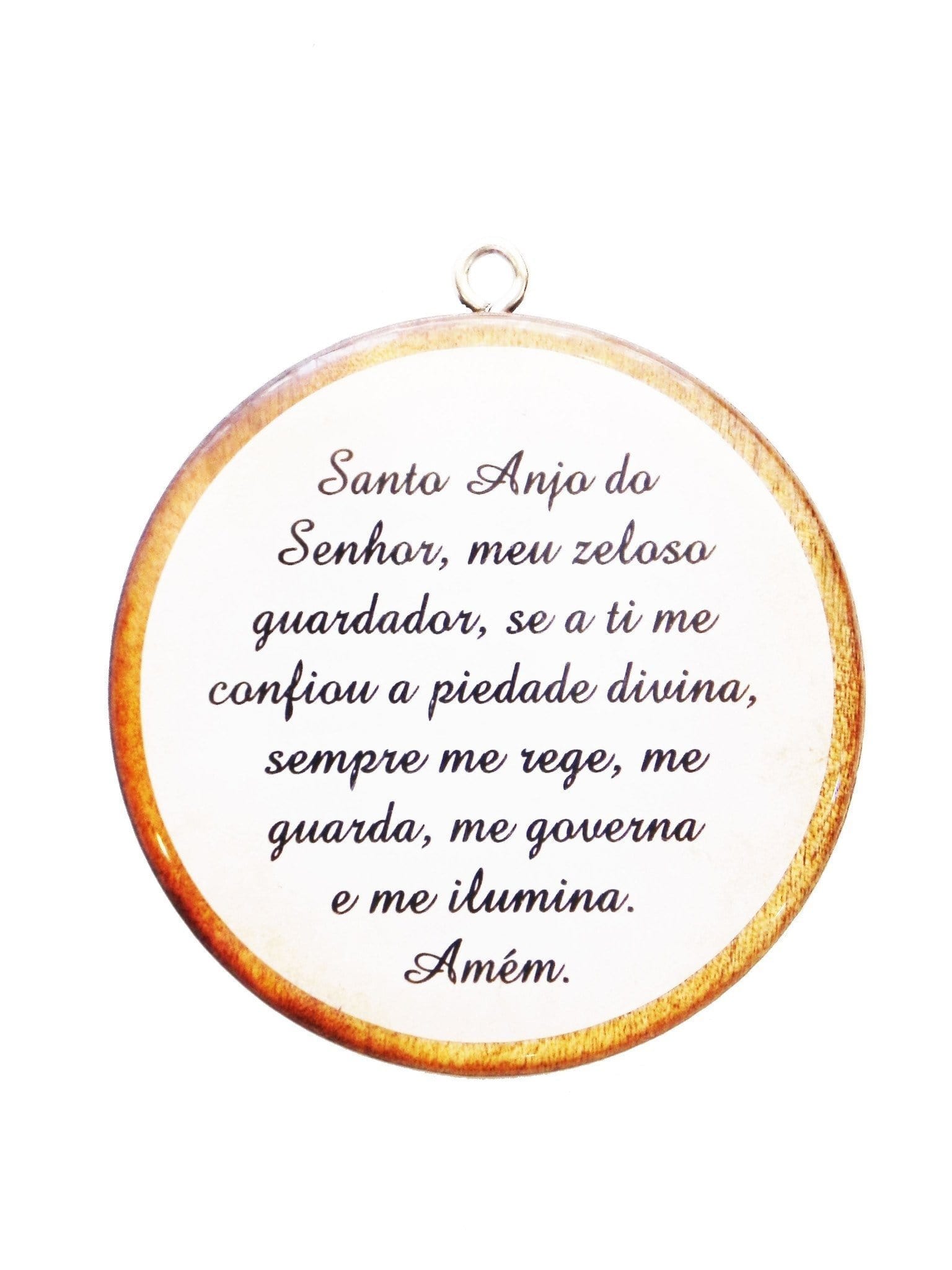 Medalhão de Berço Bebê Dormindo-TerraCotta Arte Sacra