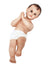 Menino Jesus Papa Francisco 30 cm-TerraCotta Arte Sacra