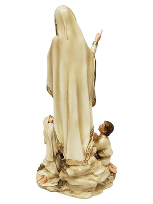 Nossa Senhora de Fátima Barroca de Resina 35 cm-TerraCotta Arte Sacra