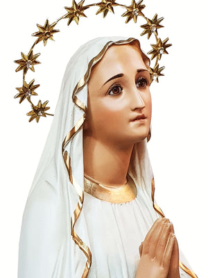 Nossa Senhora de Lourdes em Pó de Mármore 65 cm-TerraCotta Arte Sacra