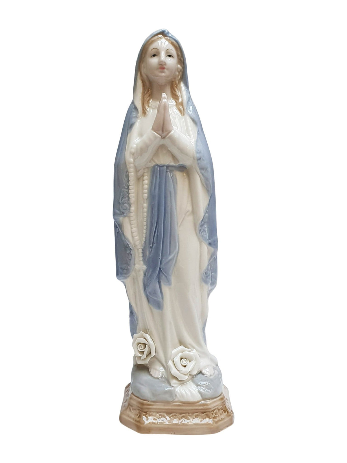 Nossa Senhora de Lourdes em Porcelana-TerraCotta Arte Sacra