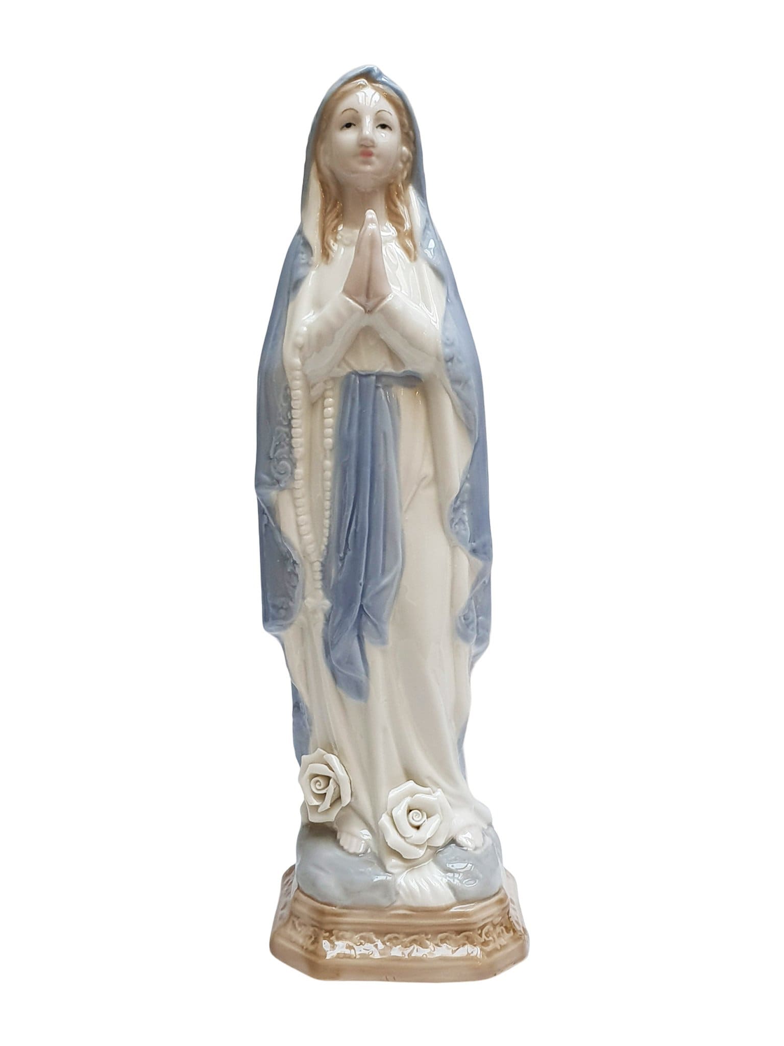 Nossa Senhora de Lourdes em Porcelana-TerraCotta Arte Sacra