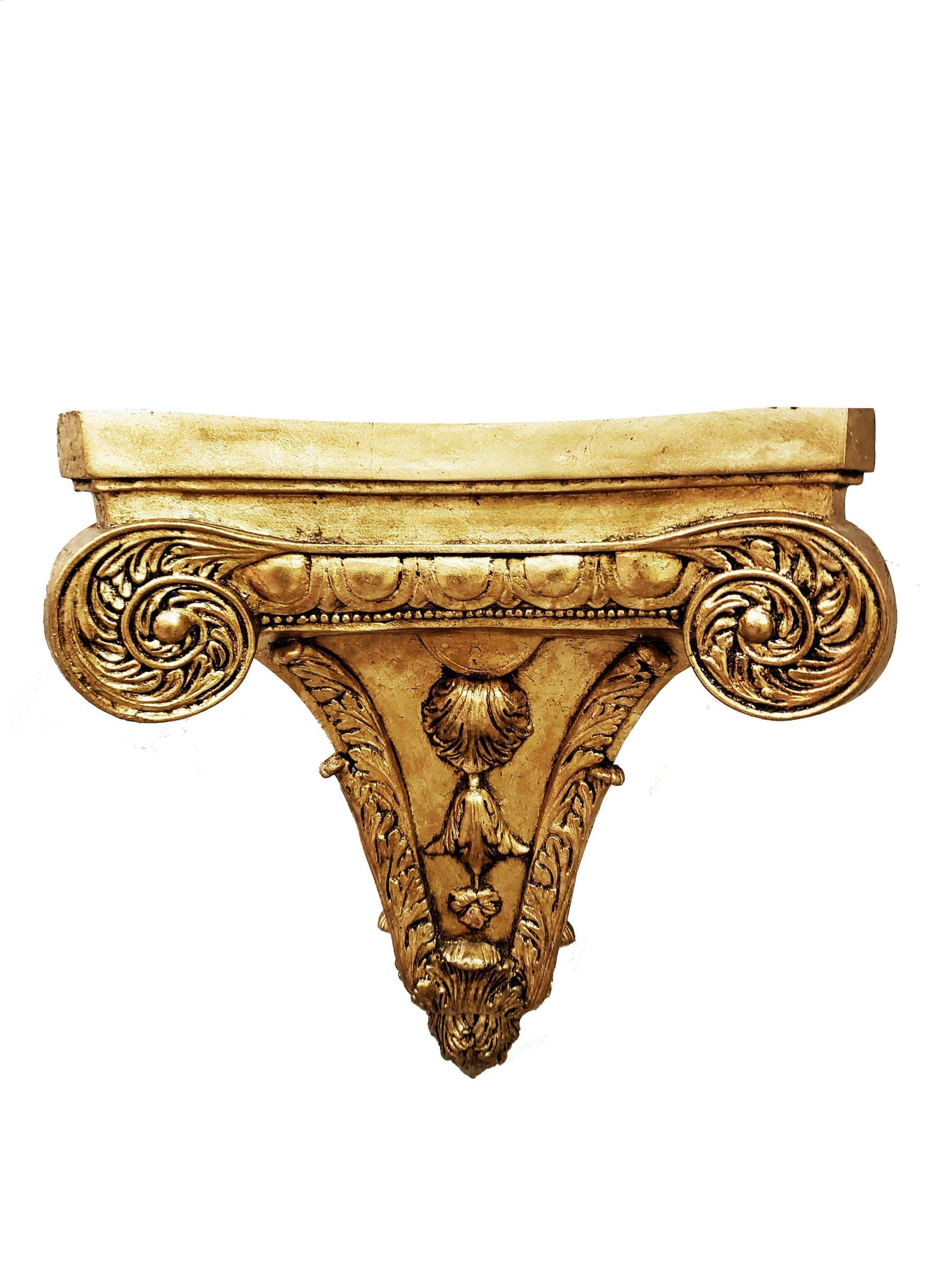 Peanha com Folha de Ouro estilo Italiano Parma-TerraCotta Arte Sacra