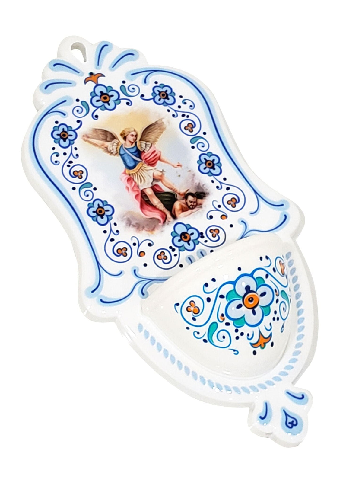 Pia de Água Benta Italiano de Polietileno de São Miguel-TerraCotta Arte Sacra