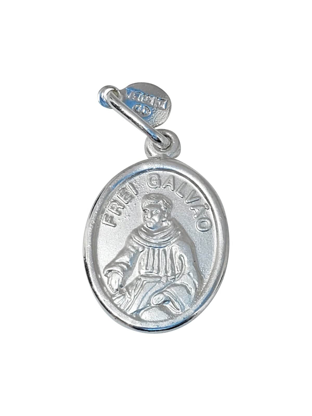 Pingente de Frei Galvão Prata de Lei 925-TerraCotta Arte Sacra