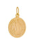 Pingente de São Bento Prata de Lei 925 com Banho de Ouro 18 k-TerraCotta Arte Sacra