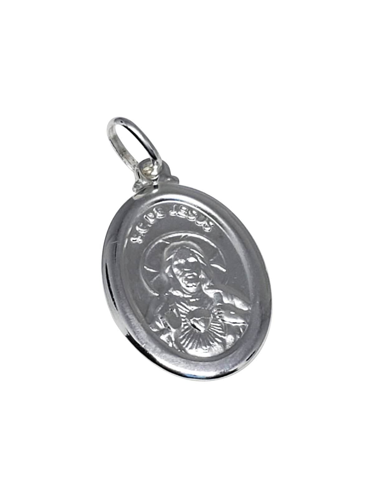 Pingente do Sagrado Coração de Jesus Prata de Lei 925-TerraCotta Arte Sacra