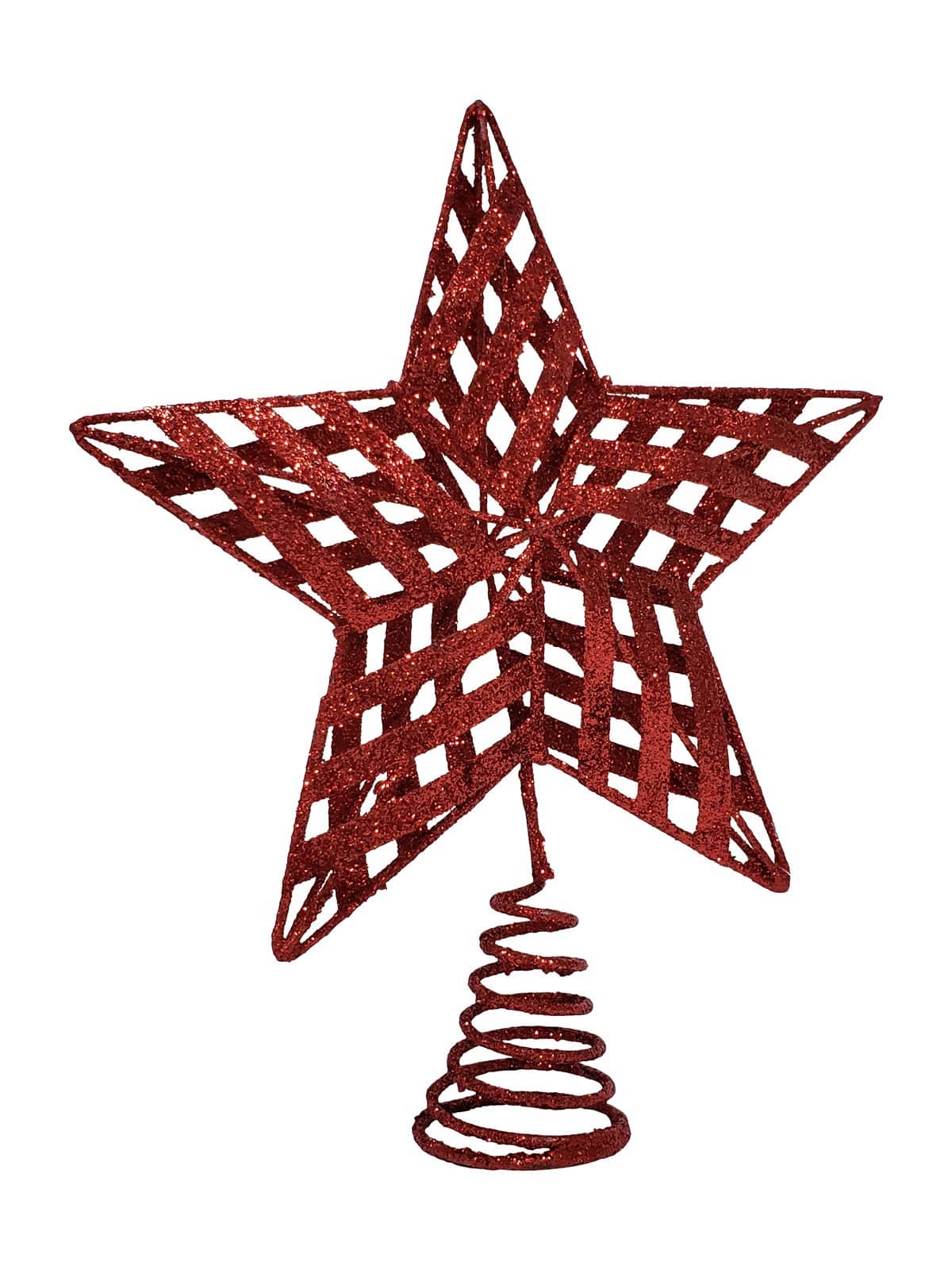 Ponteira para Árvore de Estrela Vermelha 25 cm-TerraCotta Arte Sacra