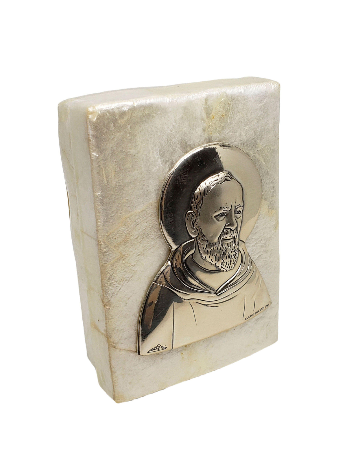 Porta Terço Padre Pio de Madrepérola-TerraCotta Arte Sacra