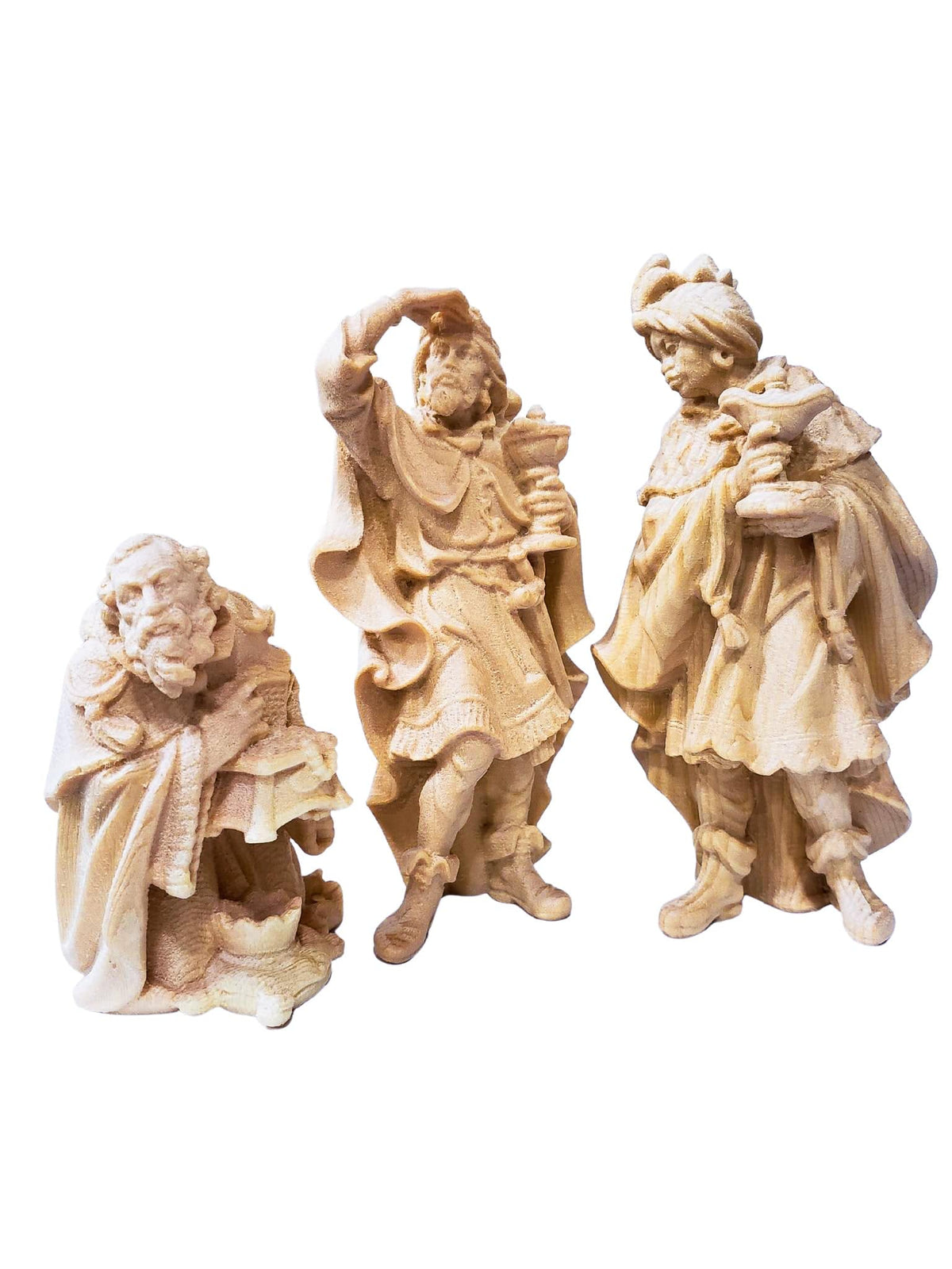 Presépio Italiano de Madeira Completo 12 peças-TerraCotta Arte Sacra