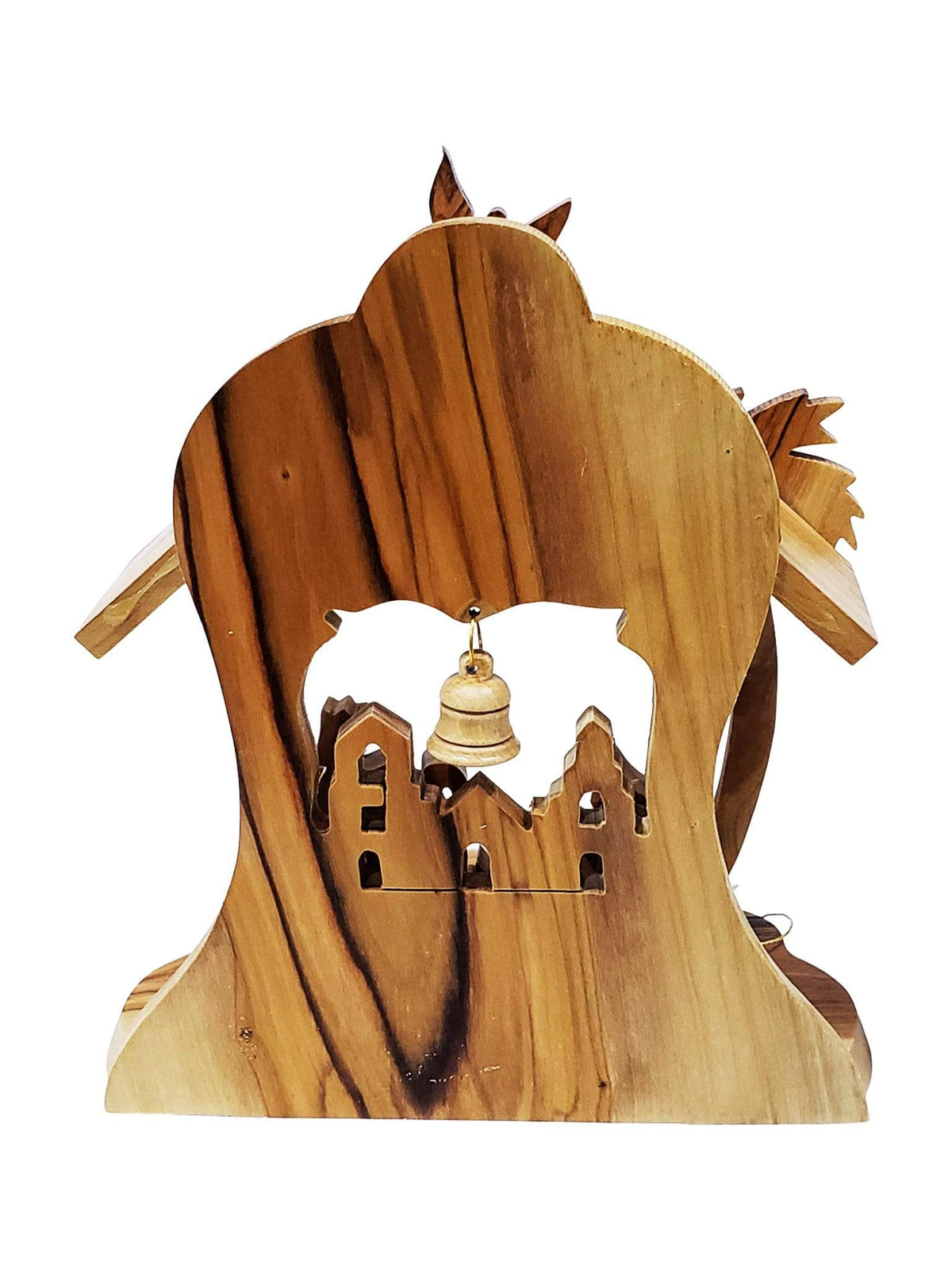 Presépio de Madeira de Oliveira da Terra Santa-TerraCotta Arte Sacra