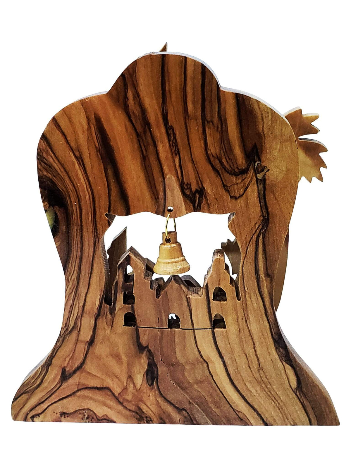 Presépio de Madeira de Oliveira da Terra Santa-TerraCotta Arte Sacra