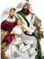 Sagrada Família Napolitana 25 cm-TerraCotta Arte Sacra