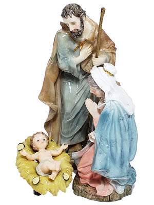 Sagrada Família Santini Italy Style de Resina 20 cm-TerraCotta Arte Sacra