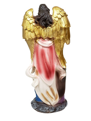 Sagrada Família com Anjo 20 cm-TerraCotta Arte Sacra