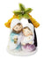Sagrada Família com Coqueiro 10 cm-TerraCotta Arte Sacra