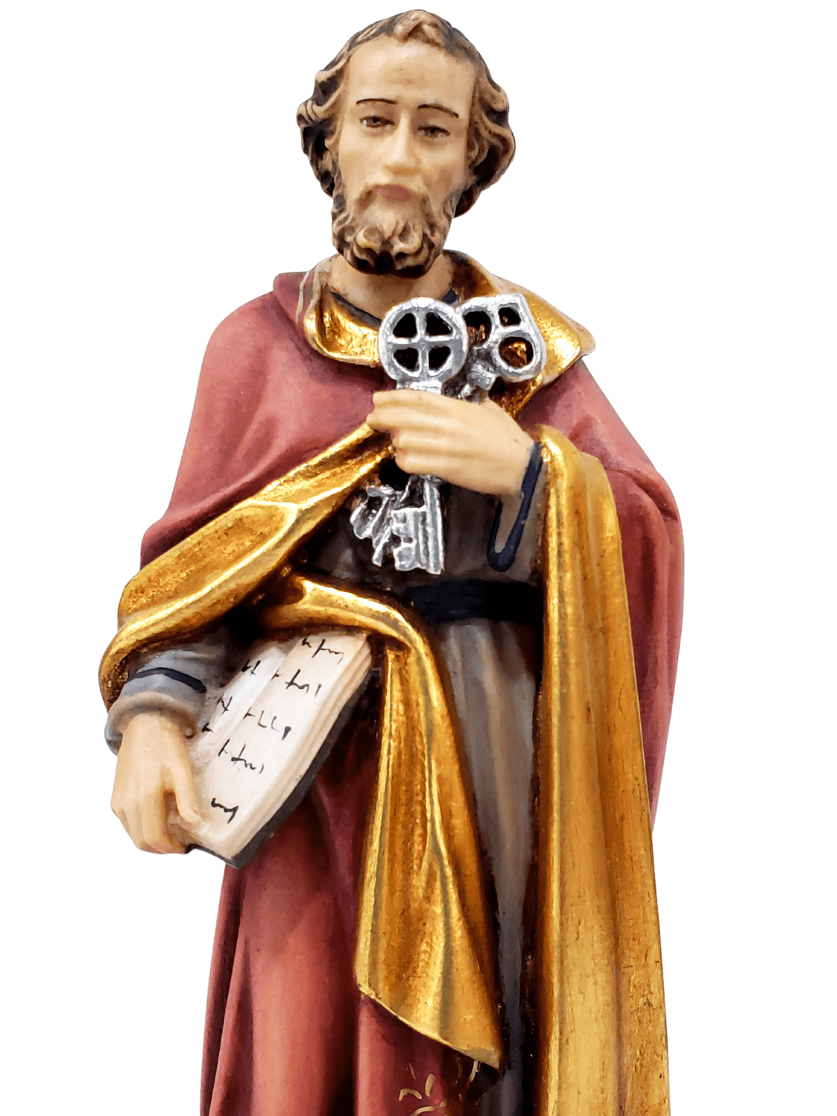 São Pedro de Madeira Italiano-TerraCotta Arte Sacra