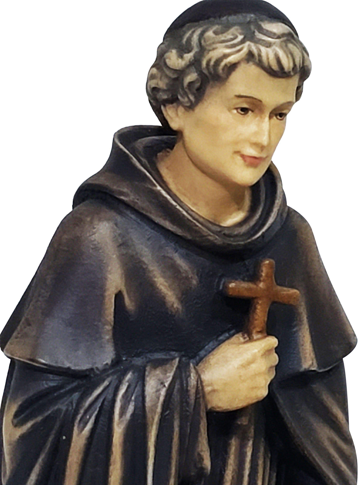 São Peregrino de Madeira Italiana 20 cm-TerraCotta Arte Sacra