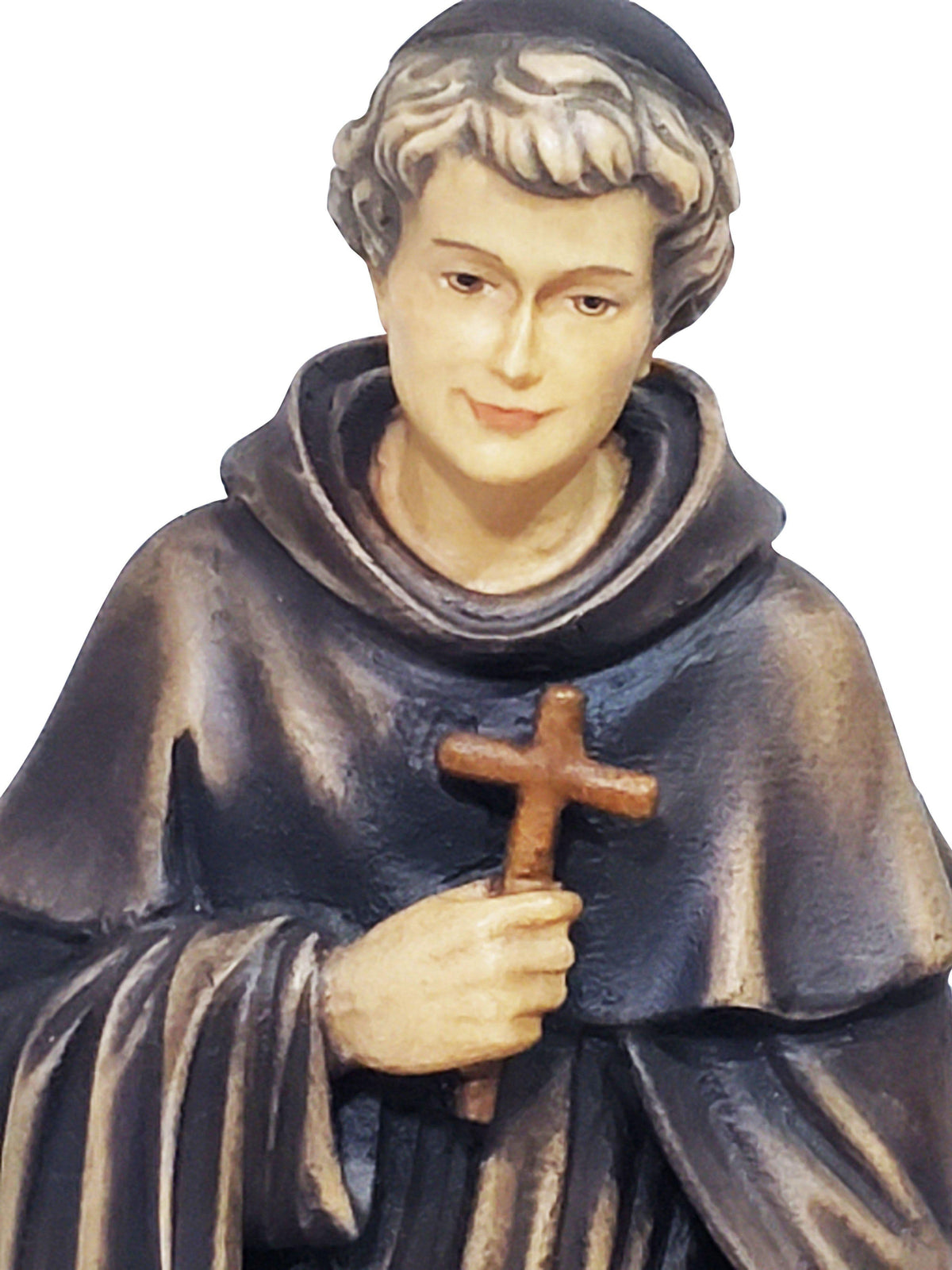 São Peregrino de Madeira Italiana 20 cm-TerraCotta Arte Sacra