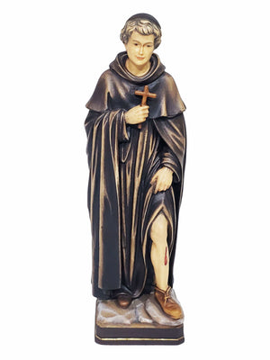 São Peregrino de Madeira Italiana 20 cm-TerraCotta Arte Sacra