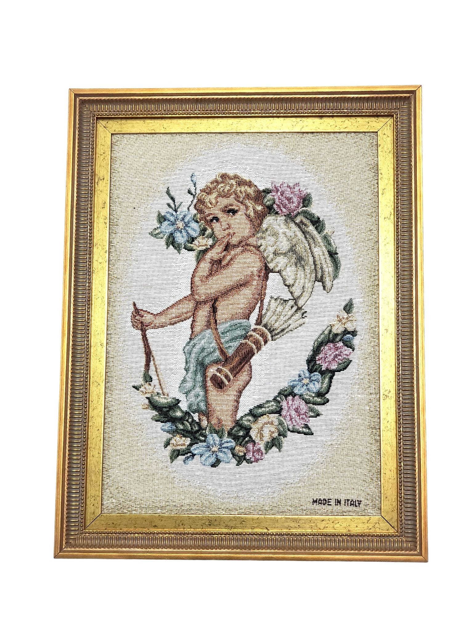 Tapeçaria Italiana Anjo Cupido-TerraCotta Arte Sacra