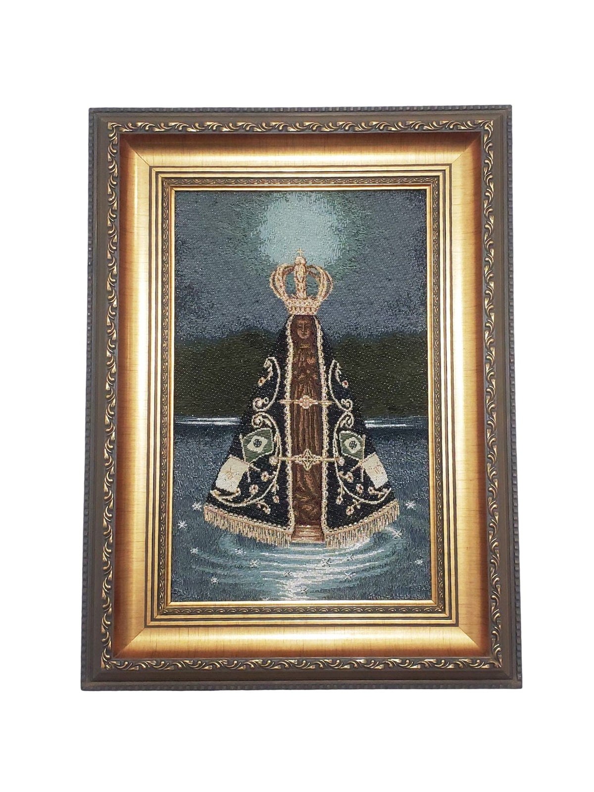 Tapeçaria Italiana de Nossa Senhora Aparecida-TerraCotta Arte Sacra