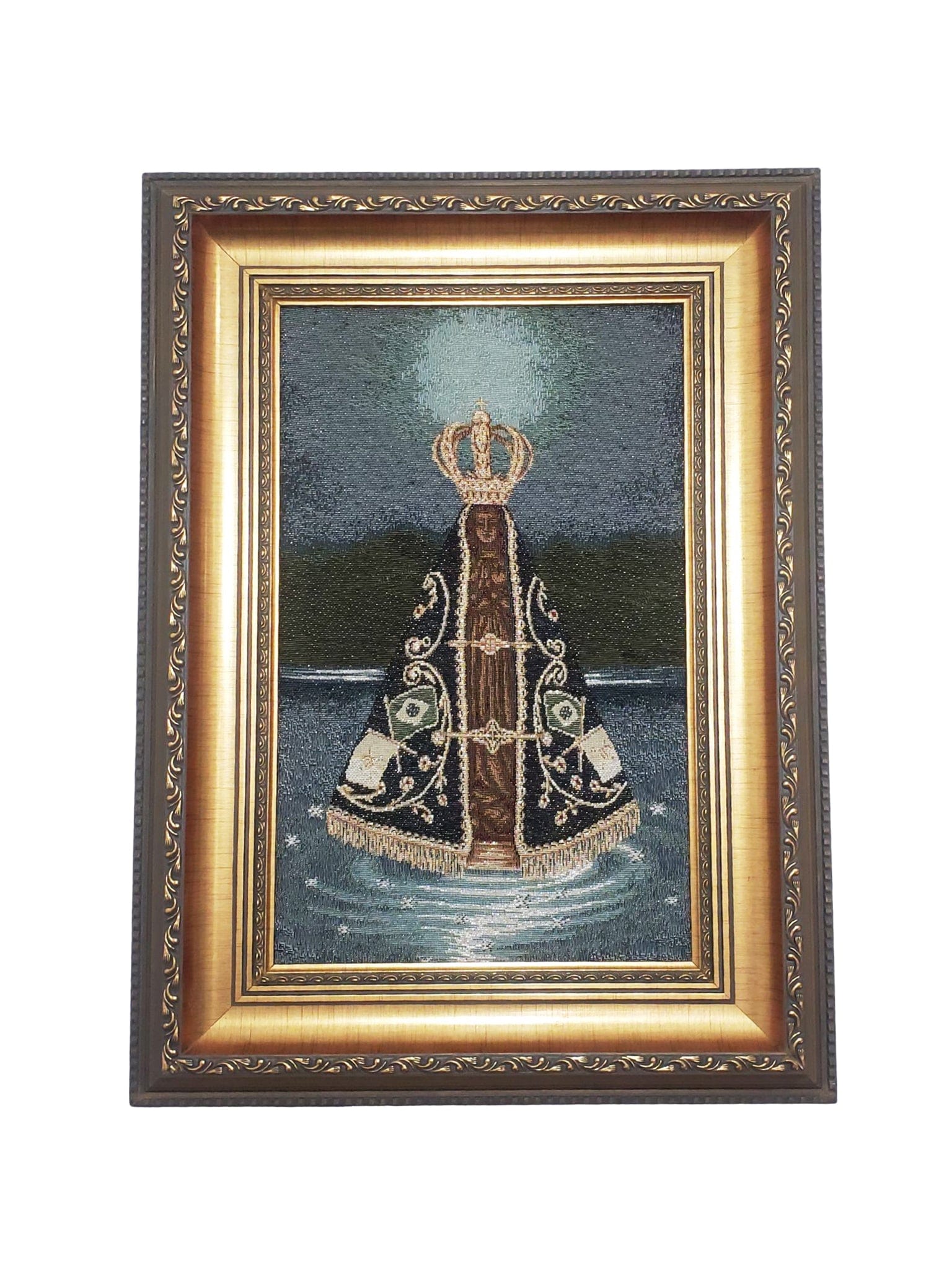 Tapeçaria Italiana de Nossa Senhora Aparecida-TerraCotta Arte Sacra