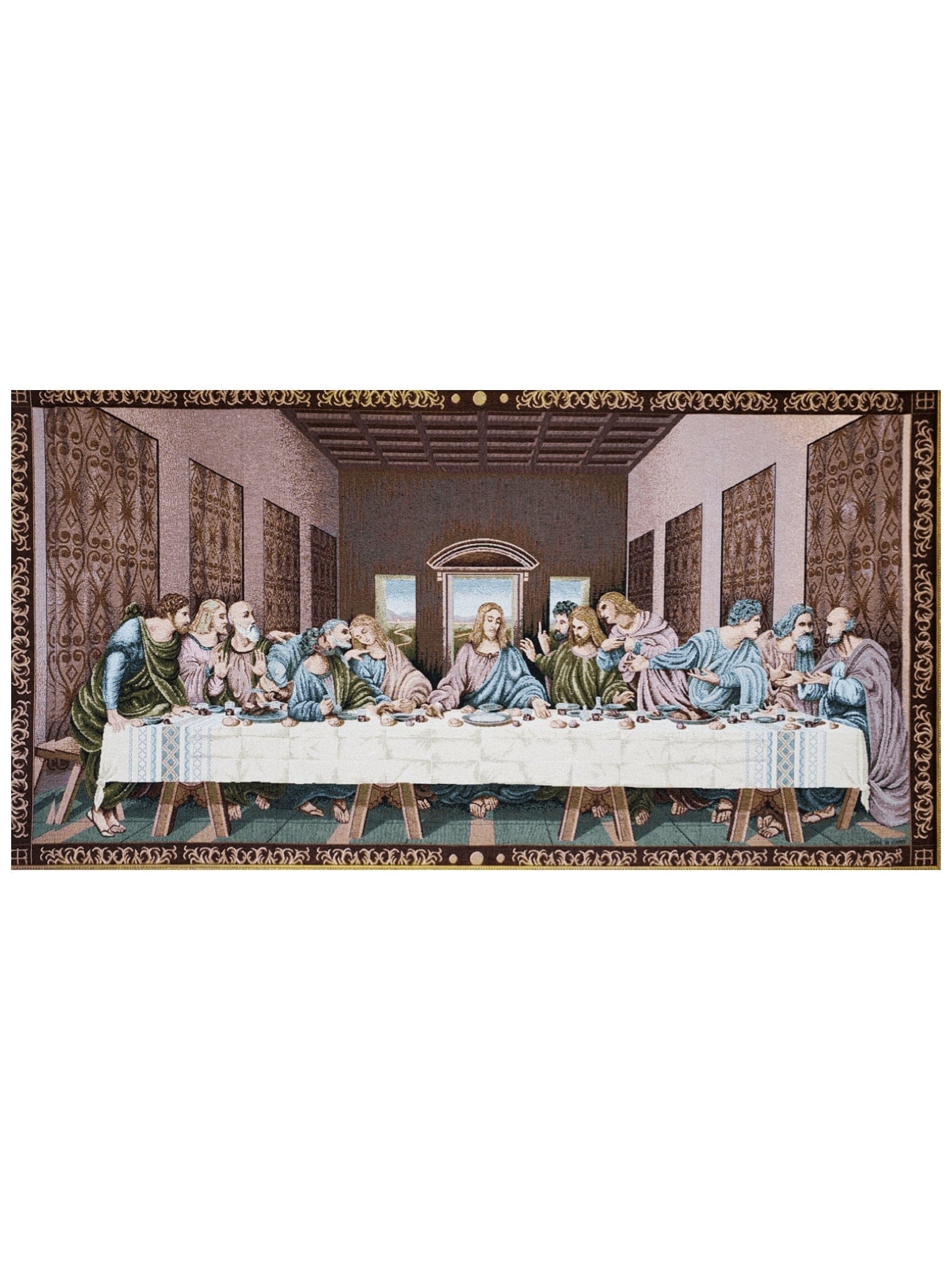Tapeçaria Santa Ceia-TerraCotta Arte Sacra