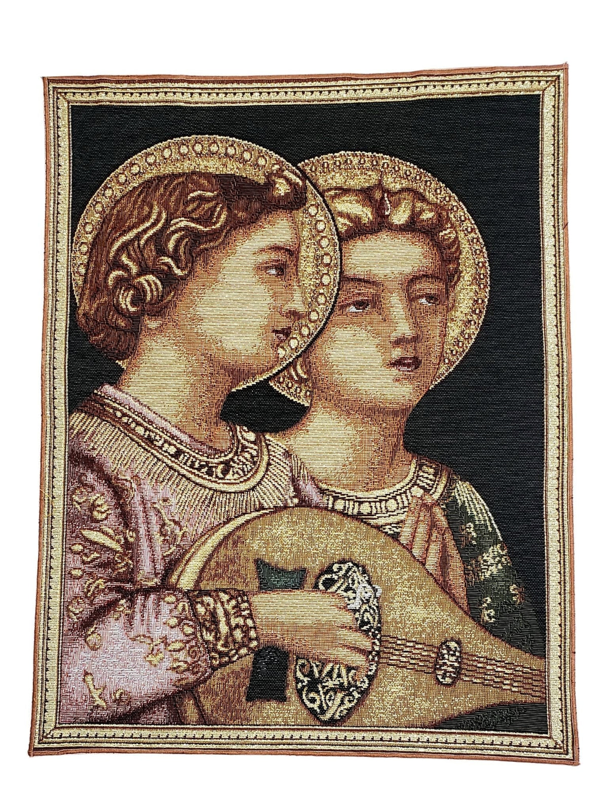 Tapeçaria de Anjos Músicos-TerraCotta Arte Sacra