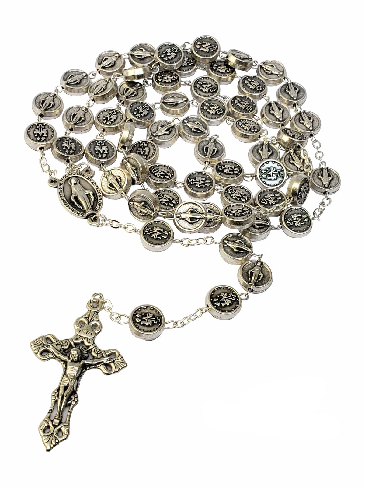 Terço Italiano de Nossa Senhora das Graças-TerraCotta Arte Sacra